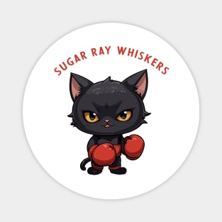 sugar ray boxing cat Magnet